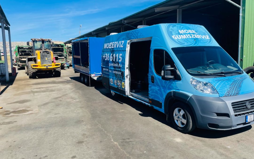 Traktor mobil gumicsere